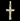 10K Gold Pendant - Cross Cut Antique Pearl