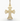 10K Gold Pendant - True Cross Regal Amethyst