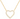 10K Gold Necklace - Heartline