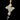 10K Gold Pendant - Heritage Cross Shimmering Sapphire