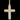 10K Gold Pendant - True Cross Elegant Amethyst