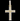 10K Gold Pendant - Heritage Cross Brilliant Sapphire